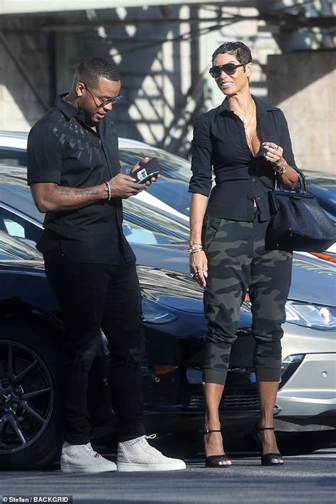 nicole murphy hot|Nicole Murphy flaunts insane cleavage while wearing for lunch .